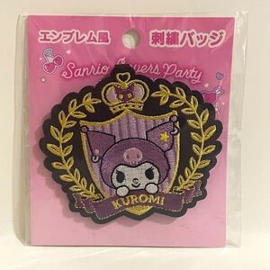 Kuromi Limited Release Embroidered Badge